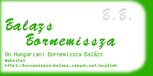 balazs bornemissza business card